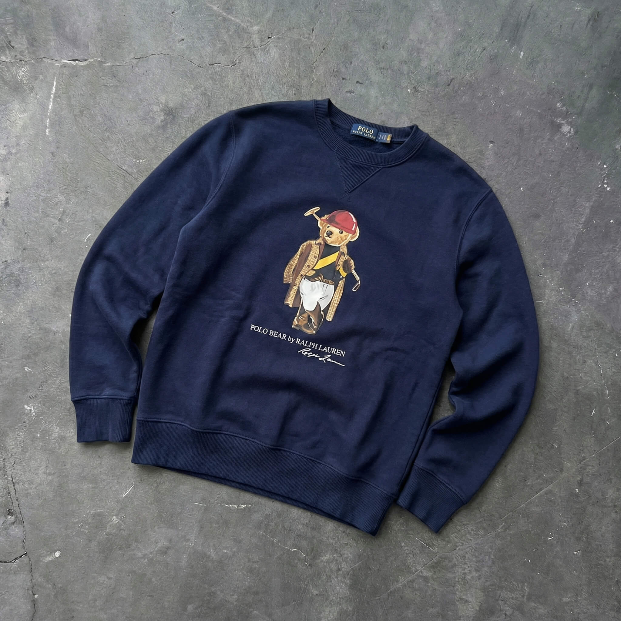 Ralph Lauren Bear Sweater navyblue